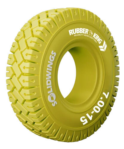 Solid Wings Non Marking 7.00-15 Solid Tyre - Usage: Industrial