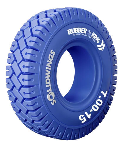 Solid Wings Non Marking 7.00-15 Solid Tyre - Usage: Industrial