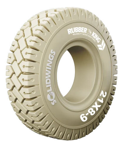 Solid Wings Non Marking 21x8-9 Solid Tyre - Tire Design: Radial Tires