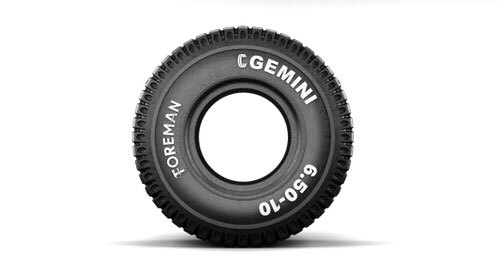 18x7-8 Foreman(economy) Solid Resilient Tyres Solid Cushion Tyres - Tire Design: Radial Tires