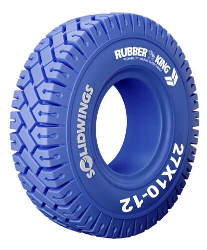 Solid Wings Non Marking 27x10-12 Solid Tyre - Usage: Industrial