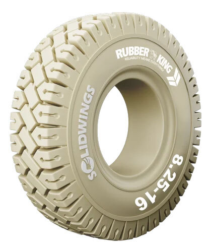 Solid Wings Non Marking 8.25-16 Solid Tyre - Usage: Industrial