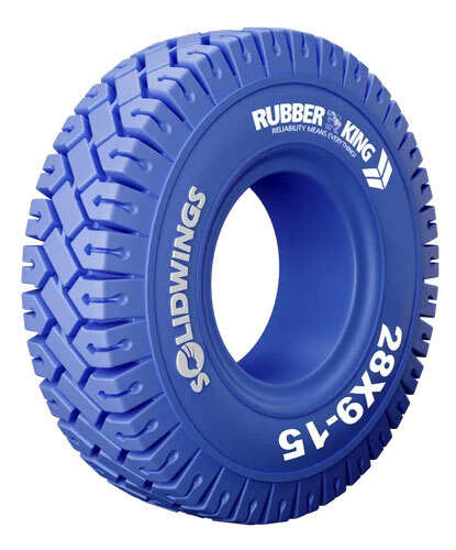 Solid Wings Non Marking 28x9-15 Solid Tyre - Usage: Industrial