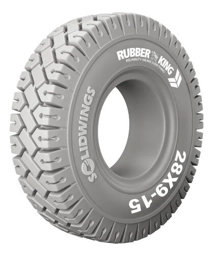 Solid Wings Non Marking 28x9-15 Solid Tyre - Usage: Industrial