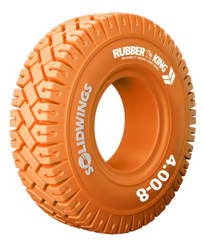 Solid Wings Non Marking 4.00-8 Solid Tyre - Usage: Industrial