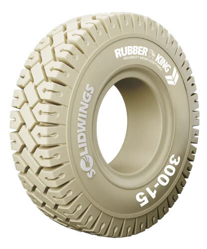 Solid Wings Non Marking 300-15 Solid Tyre - Usage: Industrial