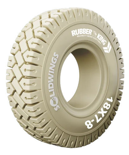 Solid Wings Non Marking 18x7-8 Solid Tyre - Tire Design: Radial Tires