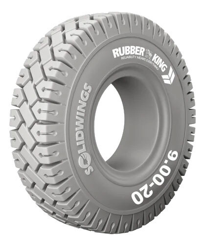 Solid Wings Non Marking 9.00-20 Solid Tyre - Section Width: 255 Millimeter (Mm)