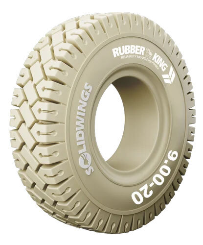 Solid Wings Non Marking 9.00-20 Solid Tyre - Section Width: 255 Millimeter (Mm)