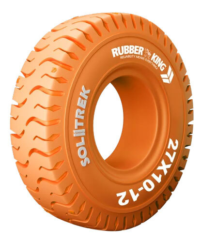 Solitrek Non Marking 27X10-12 Solid Tyre