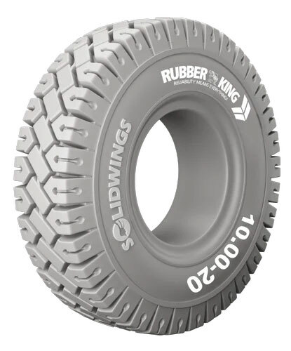 Solid Wings Non Marking 10.00-20 Solid Tyre