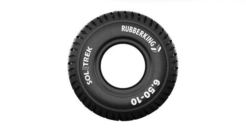 6.50-10 (5.00F-10)Solitrek Solid Resilient Tyres Solid Cushion Tyres - Diameter: 571 Millimeter (Mm)