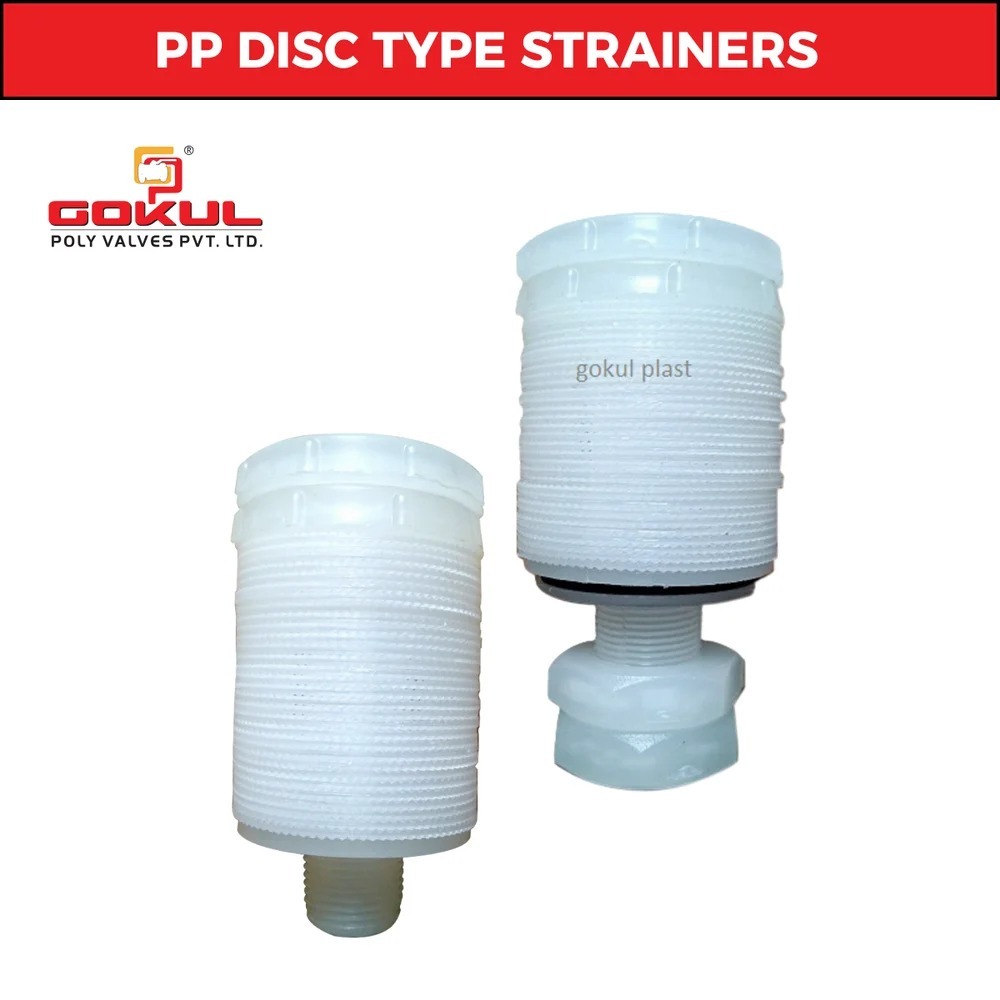 Gokul Pp Disc Type Strainer With Nut & Washer 802