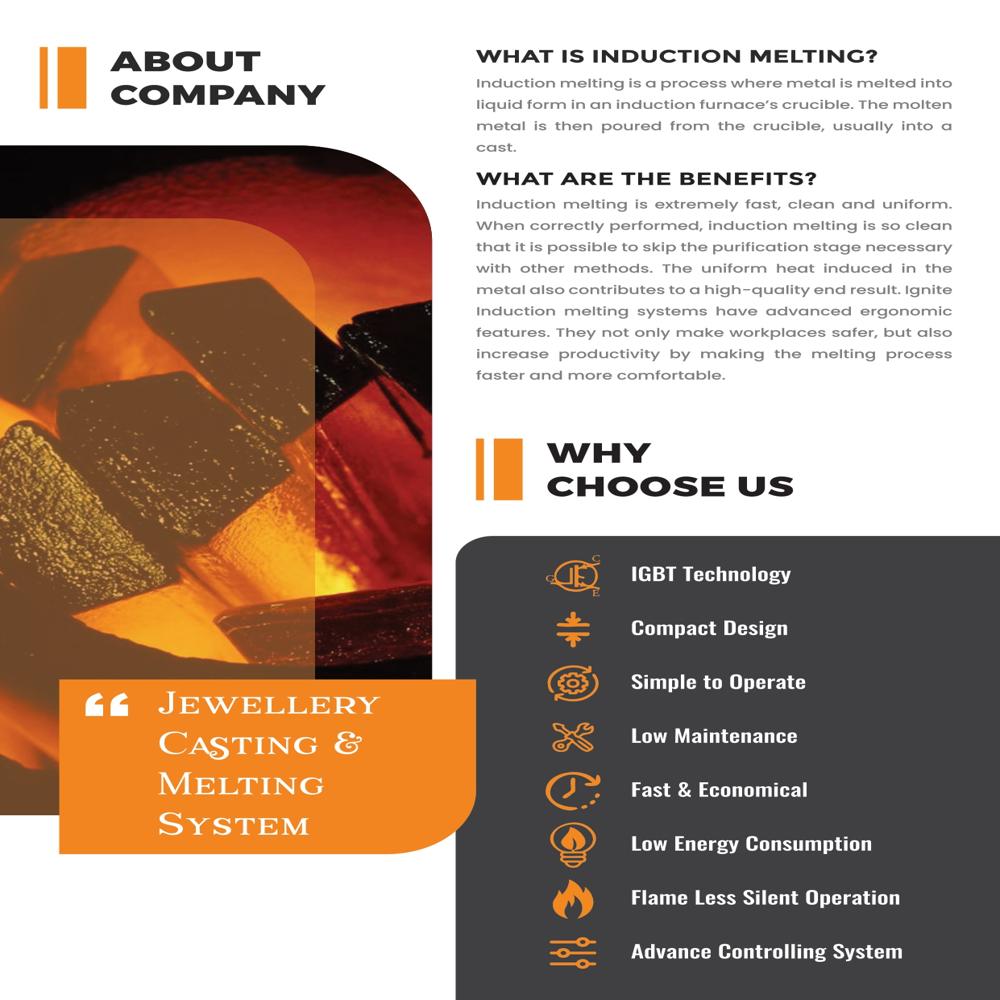 25Kg Induction Silver Melting Machine