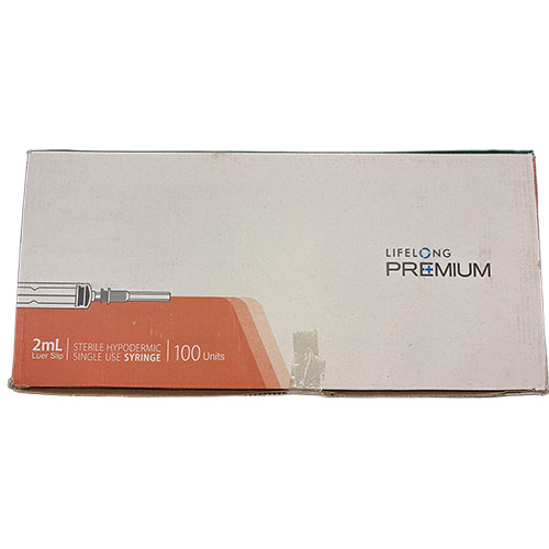  SYRINGE WITH NEEDLE LIFE LONG 2ML