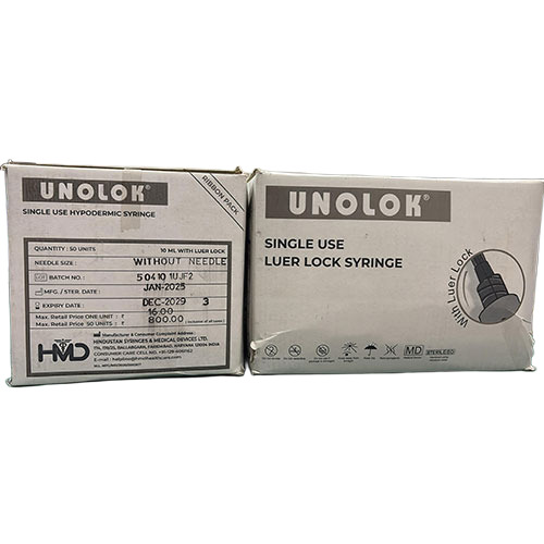 Single Use Luer Lock Syringe 10 Ml - Attributes: High Quality