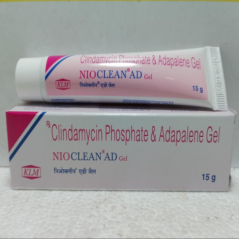 Nioclean AD Adapalene + Clindamycin Gel 15gm