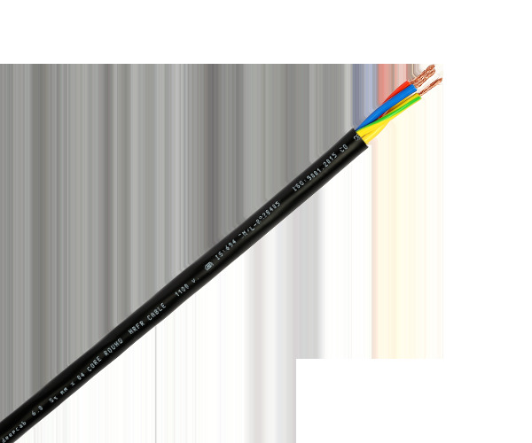 Round Multicore Flexible Cable - Color: Black