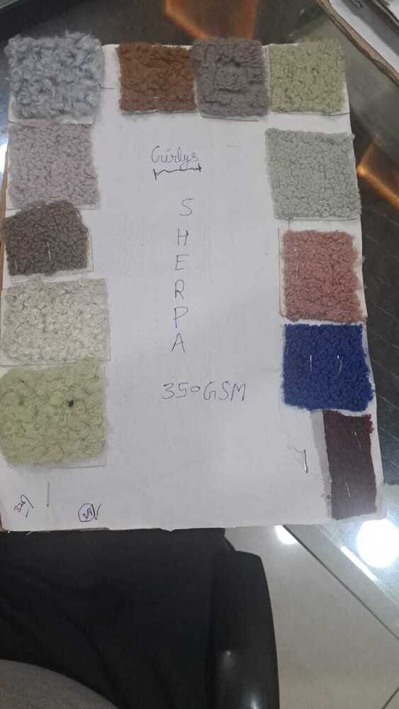 Sherpa Imported Fabric - Attributes: Washable