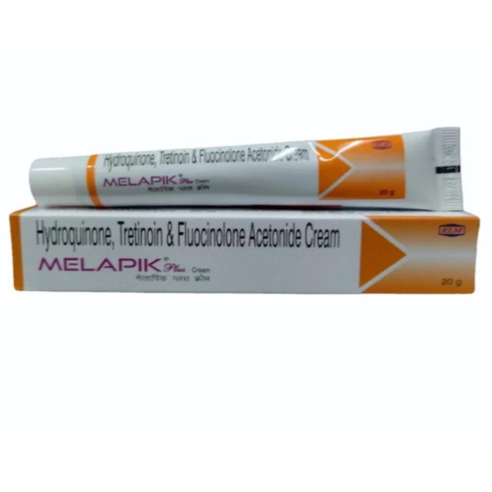 Melapik Plus Hydroquinone + Tretinoin + Fluocinolone Cream 20gm