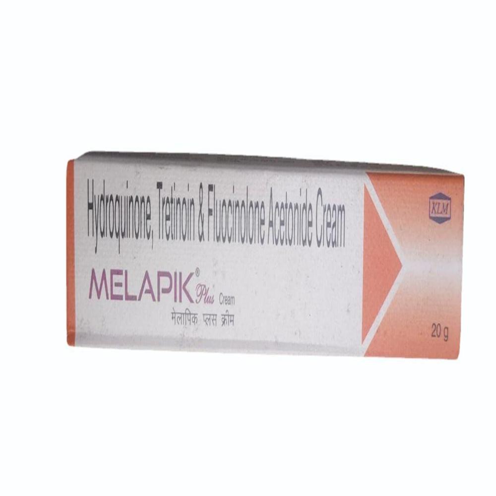 Melapik Plus Hydroquinone + Tretinoin + Fluocinolone Cream 20gm