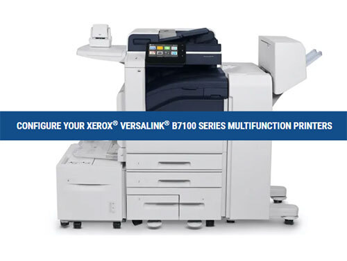 Xerox Versalink B7100 Series Multifunction Printers - Features: Easy To Install