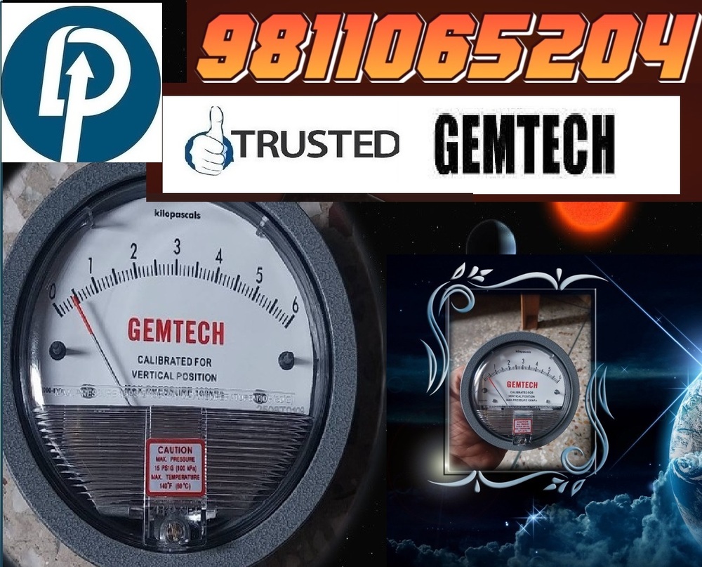 Gemtech Differential pressure Gauges by Roorkee Uttarakhand