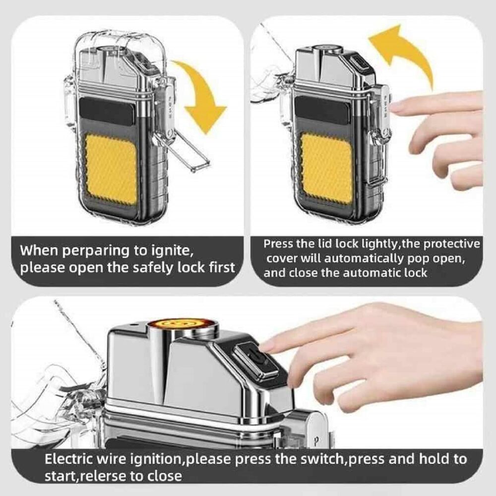 Rechargeable Electric Lighter - Features: Good Quality