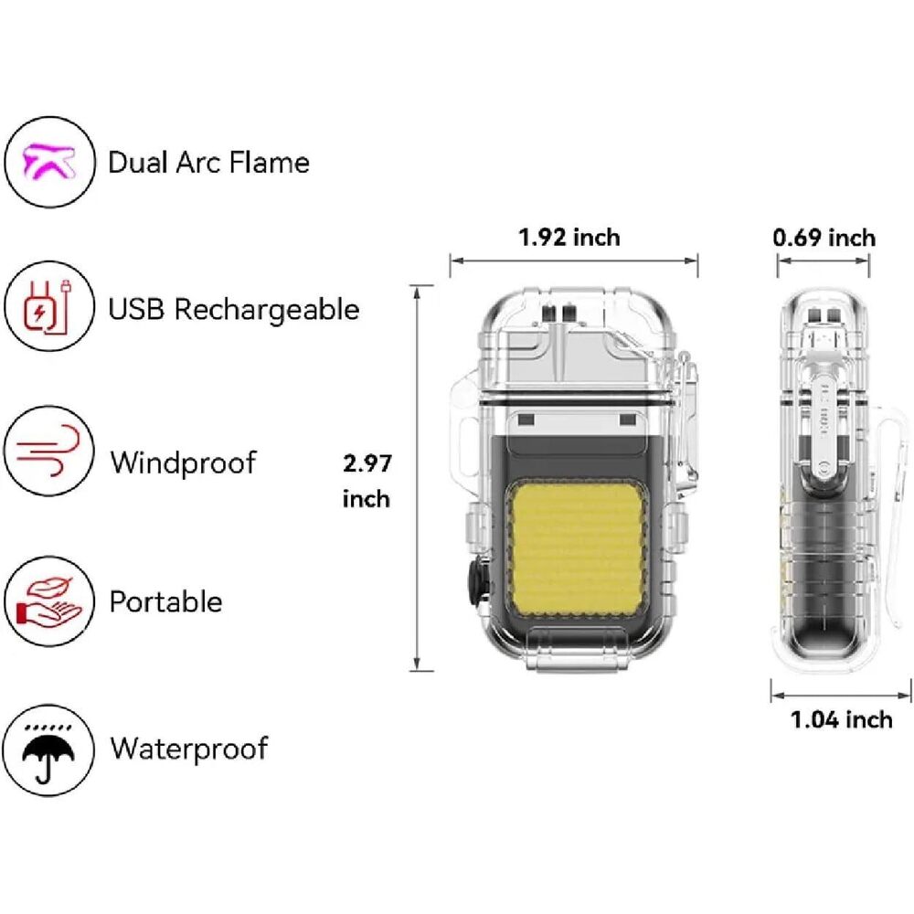 Rechargeable Electric Lighter - Features: Good Quality