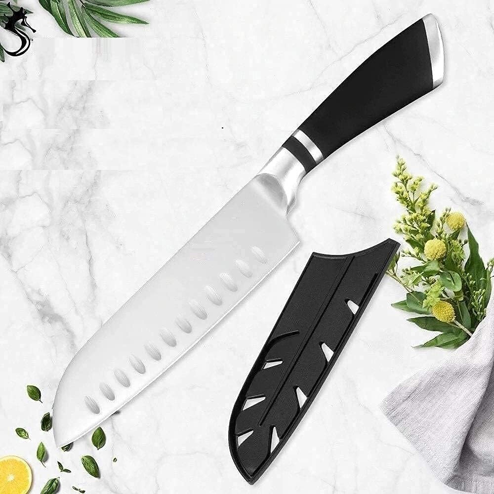 Kitchen Knife Set with Covers