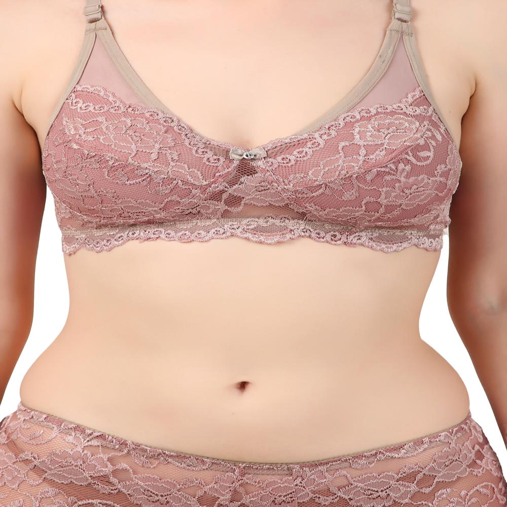 Net Bra Pnty Set Boy Short Panty - Color: Multicolour