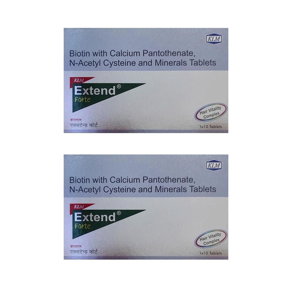 Extend Forte Tablet For Hair Supplement - Drug Type: General Medicines