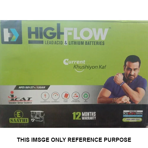 Highflow Lead Acid Battery - Material: Plastic