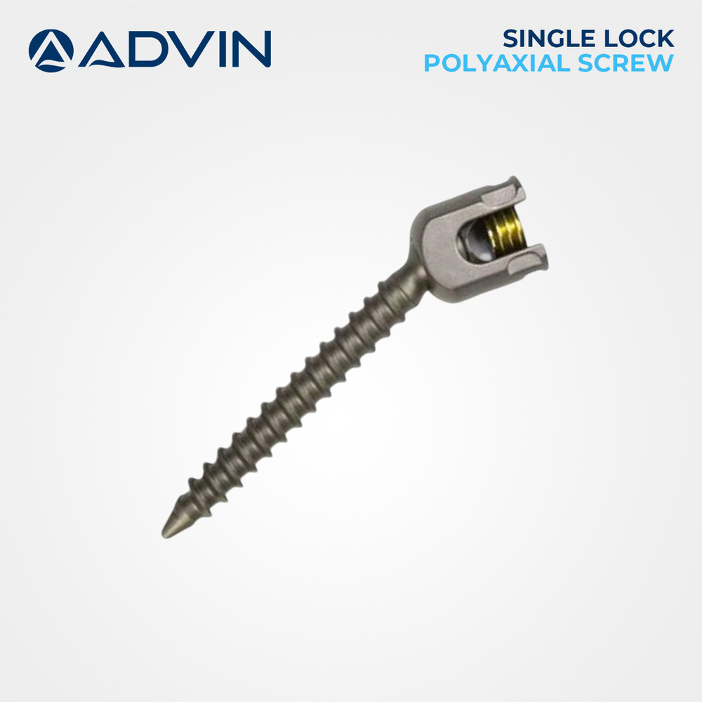 Single Lock Polyaxial Screw