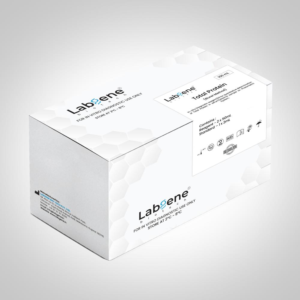 Total Protein Reagent Kit (Biuret Method) For Quantitative Determination - Shelf Life: 24 Months