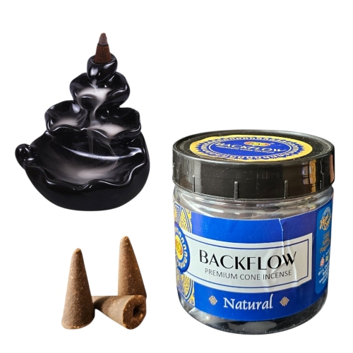 Natural Backflow Cones 100g