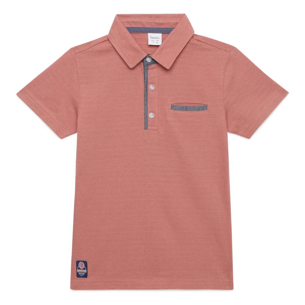 Boys Polo T-shirt - Color: Red