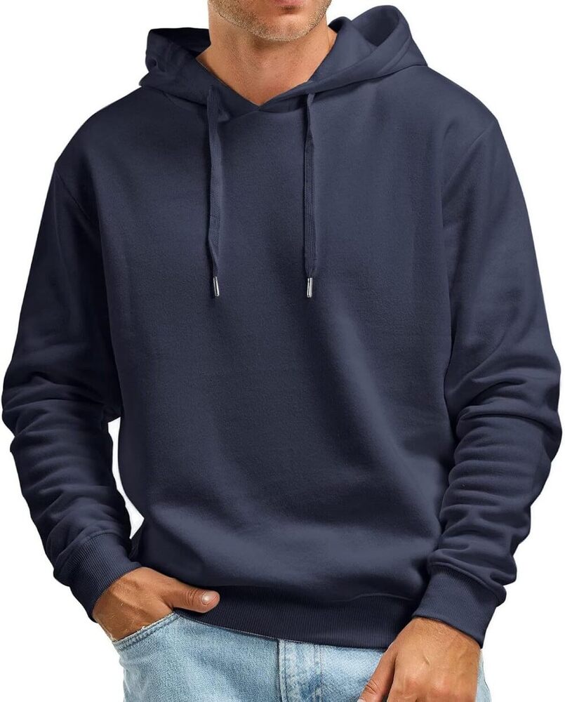 Mens Plain Hood Top - Feature: No Fade