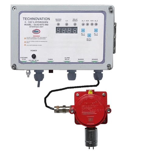 Olh2-93Tc-Ind Hydrogen Gas Analyser. - Application: Industrial