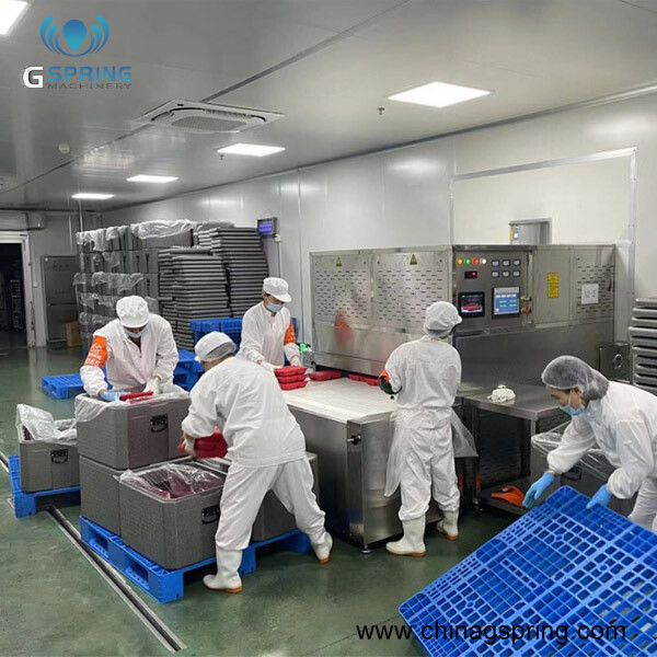 Industrial Customized Continuous Ready To Eat Meal Heating Equipment - Color: Silver