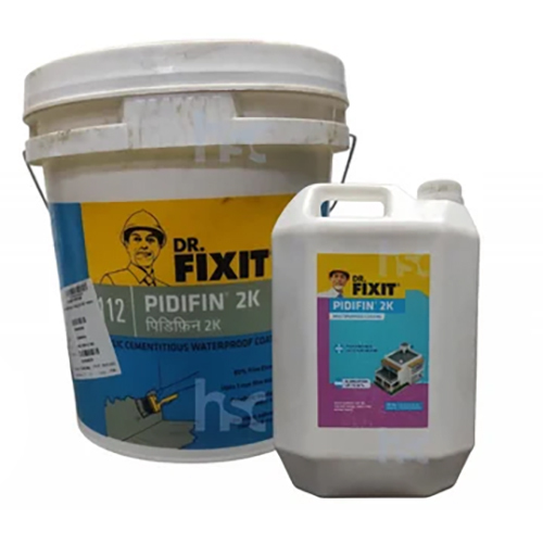 Dr. Fixit Pidifin 2K Bathroom Waterproofing Chemical - Chemical Form: Liquid