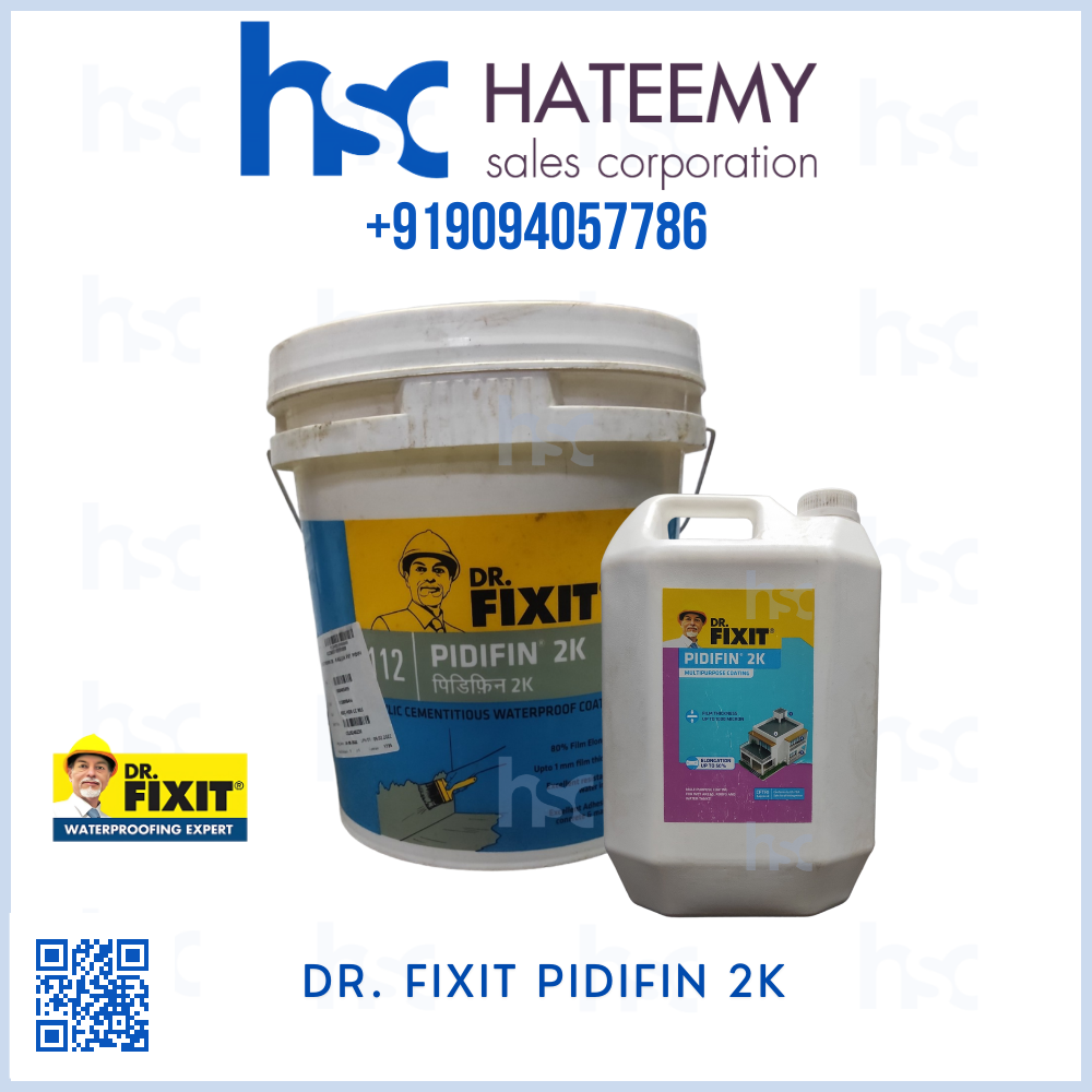 Dr. Fixit Pidifin 2K Bathroom Waterproofing Chemical - Chemical Form: Liquid