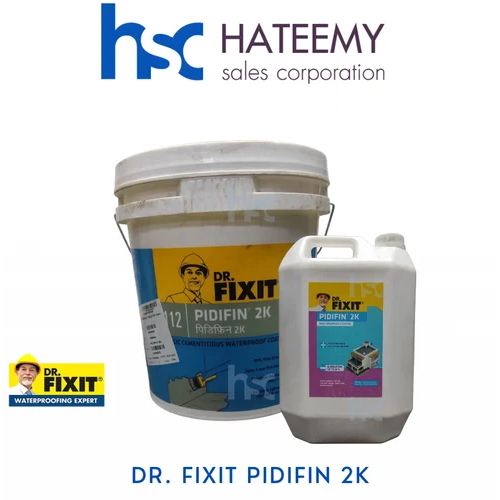 Dr. Fixit Pidifin 2K Bathroom Waterproofing Chemical - Chemical Form: Liquid