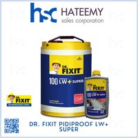 Dr Fixir Lw Plus Super - Liquid Admixture, 100% Pure, Waterproofing For Rcc Slab, Mortar, & Plaster | Enhances Workability, Reduces Shrinkage Cracks