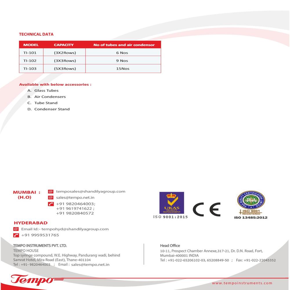 Laboratory C.o.d. Digester - Color: White