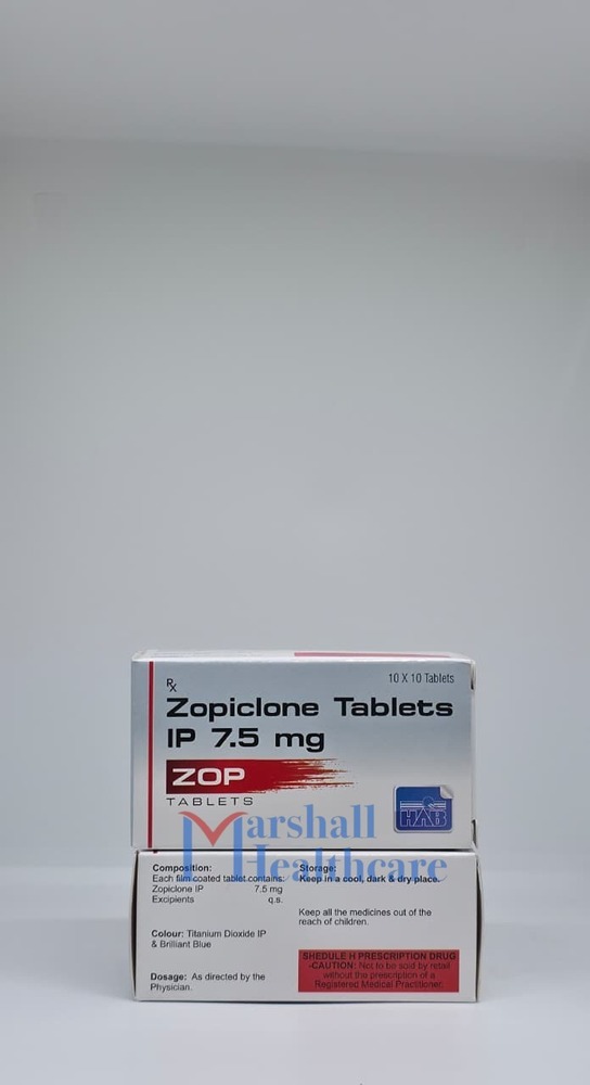Zopiclone 7.5 Mg Tablet - Drug Type: Generic Drugs