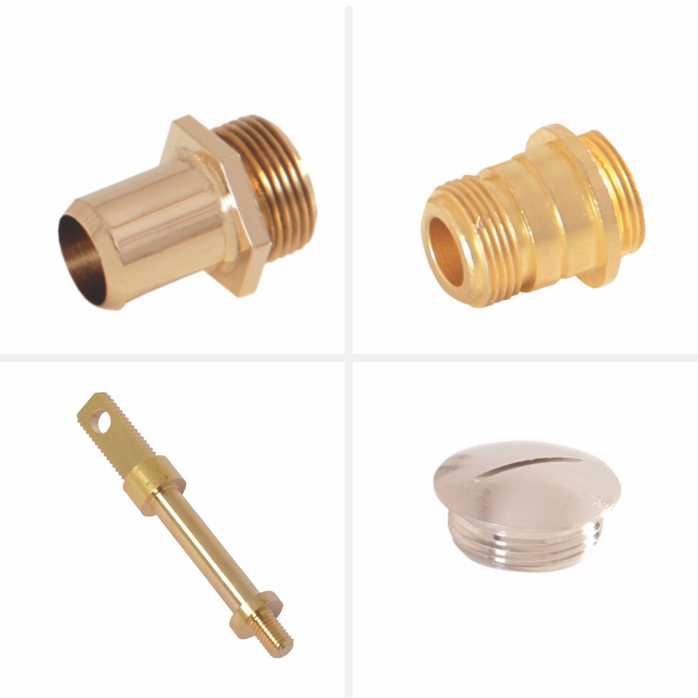Brass Turned Components - Color: Multiple