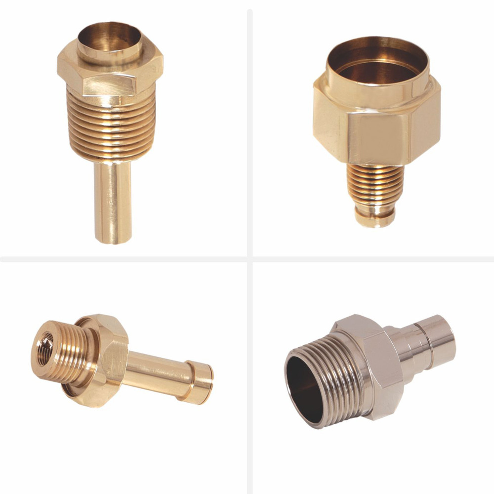 Brass Pressure Components - Color: Yellow