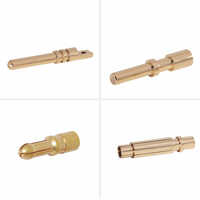 Brass Pins & Sockets - Color: Yellow