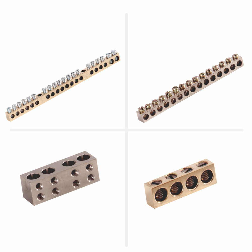 Brass Neutral Bars - Color: Yellow